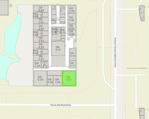 EPFL map of summer school location